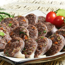 강원도 속초 명물 맛집 안주 간식 수제 아바이순대, 진공1kg, 1개