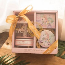 회전목마 오르골 여친 친구 어린이 생일선물 세트, B