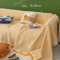 Crany 홈 인스 윈드 유니버설 소파 타월 소파 담요 커버 타월 면 거즈 소파 커버 천 전체 커버 소파 커버