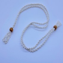 애완돌 반려돌 조절 가능한 목걸이 코드 빈 스톤 홀더 왁스 로프 DIY 천연 석영 크리스탈 차크라 힐링 그물 가방 펜던트, [02] 4045CM, [02] Necklace White