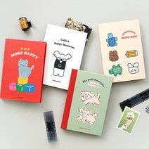 로마네 접착식 네컷 앨범 포토북 추억 사진첩, 네컷앨범(삽사리)