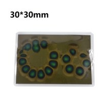 전자파 측정기 계측기 25mm 30mm 50mm 자기장 뷰어 보기 필름 카드 멤브레인 자석 감지기 패턴 디스플레이 전자기 방사선, 30 옐로우