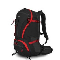 등산배낭 RUPES 방수커버 포함, 블랙, 38L