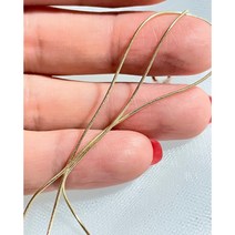 시크블링 주얼리 14k 라운드 실키 뱀줄 스네이크 체인 꾸안꾸 데일리 아이템 목걸이