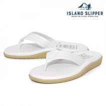 ISLANDSLIPPER 클래식 레더 슬리퍼/조리 PT202-WHIT
