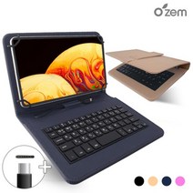 오젬 갤럭시탭A7라이트 태블릿PC 확장형 키보드케이스 키보드케이스+C타입젠더:샌드베이지 OZ-386, 색상