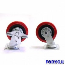 Foryou2776 무따 운반구바퀴6호 카트 엘카 대차 운반기 운반구 핸드 앵글달리, 6호회전6P-S