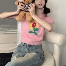 탑보그 스위트 플라워 니트 워머SET