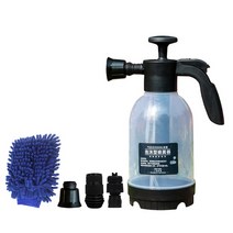 세차폼스프레이 압축분무기 프리워시 2L 핸드 펌프 폼 분무기 손 공압 폼 캐논 스노우 폼 세차 스프레이, 04 B-SET