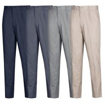 남성 간절기 캐주얼 원턱 면 바지 HS-PTS-WFC1-차콜