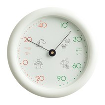 국산 플라이토 사계절 벽걸이 온습도계 22.5cm