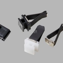 사각 플라스틱캡+클립 세트(1개 10개 100개) 블랙 화이트 차량용(송풍구) 석고방향제 만들기 핸드메이드 재료