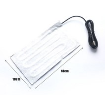 USB탄소매트 차박전기매트 캠핑2크기 1PC USB 따뜻한 붙여 넣기 패드 빠른 난방 탄소 섬유 열 매트 천으로, 한개옵션0