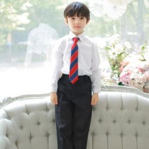 도담도담 흰남방 검정 긴바지 세트 스쿨룩 단복 남아정장(남방+바지)