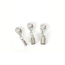 민자종캡 조립 연결고리(4개)[1853]/ 마스크 스트랩 줄 연결 고리 만들기 재료 자재, 외경4mm