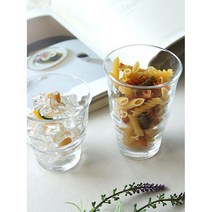 홈카페 예쁜 웨이브 두꺼운 유리 물컵 4p 고급컵 유리컵 예쁜컵 음료수, 대