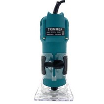 밀링머신 라우터비트 호환 800W 목공 전기 트리머 목재 밀링 조각 절삭 트리밍 기계 DIY 라우터, [02] blue, [01] EU Plug