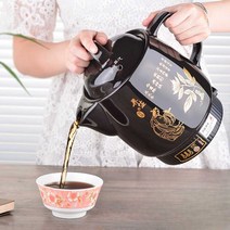 한약 탕약기 자동 한약 냄비 가정용 항아리 건강관리, 4L(백자논스틱)전자동경고음
