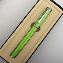 호환 납땜 인두기 3d펜 인두기 전기인두기 우드 버닝툴 9100 클래식 스타일 실버 클립 금속 만년필 0.38mm 펜촉 스틸 잉크 펜 선물 사무용품 학용품, 하나의 펜(박스 아님)