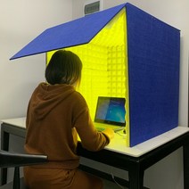 탁상형 방음덮개 소형 간이 녹음실 탈부착 가정용, 05. 조명등 35