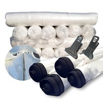 상인농자재 카시미론 삼중이불 보온덮게 보온용솜 하우스이불 비닐하우스 단열자재, 카시미론) 6온스_10자 3.0m 길이 30m