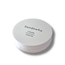 [산다화 카멜리아 브라이트닝 광채쿠션 단품 15g] SPF25 PA++ 산다화광채쿠션 동백광채쿠션 밀착력 커버력 민감성피부 유기농식물 순한성분 촉촉한피부 피부진정, 1개, 내추럴베이지