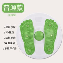 트위스트 여성 가정용 다용도 회전판 댄스 허리운동기구, T09-그린색 일반형