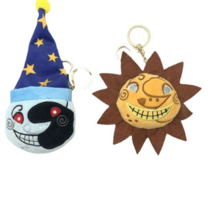 프레디 피자가게 시큐리티브릿지 캐릭터 문드롭썬드롭열쇠고리세트 moondrop sundrop세트, 10cm