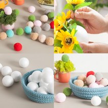 폼폼이 스티로폼 볼 만들기 DIY 재료 털실방울 뽕뽕이, 상세설명 참조, 07.스티로폼구 볼(10개입) 10cm/-