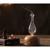 아로마램프 오일버너 수면 향초 램프 디퓨져 병 원목, 로즈우드 너도밤나무 사일런트 듀얼 컨트롤 S2