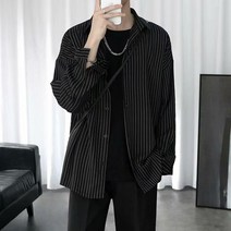 스프라이트셔츠 남방 루즈핏 스트라이프 셔츠 60대아빠옷 니트 티 링클프리 간절기 옥스포드 줄무늬 50대 캐주얼 자켓 가을 플란넬 여