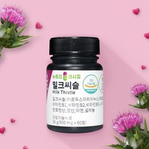 밀크씨슬 간영양제 간보호제 실리마린 60정, 1개, 뉴트리레시피 밀크씨슬