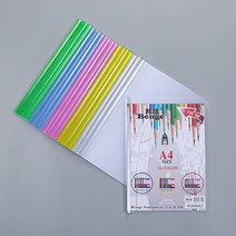 에코청운 둥근 쫄대화일 6mm A4, 20개