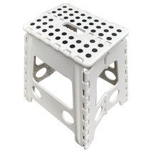 러팬 사각 폴딩 스툴의자 보조 간이 접이식 의자 휴대용 특대 중소형 사이즈 보조의자, 화이트:특대