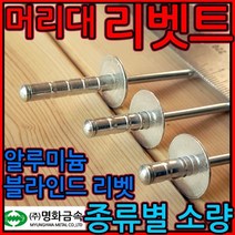 리벳/리벳못/리베트/못/리배트/대와샤/머리대/리벳트, 1-2 둥근 흑색 리벳, 4.0*11mm-17개
