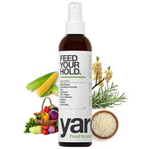 미국발송 YAROK FOOD FOR YOUR HEAD. GOOD THE EARTH. Yarok 천연 헤어 스프레이 미디엄 홀드 - 비건 볼류마이저 스프레이 로즈마리 오일 쌀 추, 8 Ounce (Pack of 1)