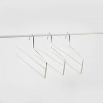 한샘 라인 논슬립 옷걸이 바지걸이 2단 3P 크림화이트, 상세페이지 참조, 상세페이지 참조