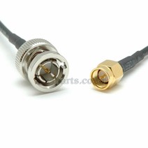 BNC-SMA M/M BNC Male to SMA Male CABLE RG174 1M, 1개
