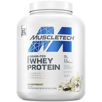 머슬테크 그래스 페드 웨이 프로틴 디럭스 바닐라, 2.07kg, 1개