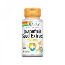 Solaray 자몽 종자 추출물 식물성 250mg 60캡슐
