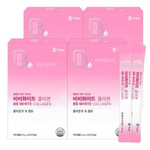 유유제약 비비 화이트 콜라겐5000mg 30포X4박스 프랑스산 저분자 피쉬콜라겐 비타민C, 4개, 30포