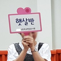 어린이집 손피켓 반별인솔 포맥스 폼보드 손잡이형, 핑크