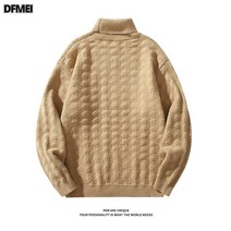 DFMEI 남자멀티옵션니트 남항순색맨투맨니트 겨울옷폴라남
