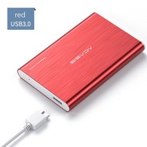 외장하드 맥북 백업용 ssd hdd ACASIS 슈퍼 외장 하드 드라이브 디스크 USB 30 HDD 스토리지 PC 맥 태블릿 Xbox PS4 PS5 TV 박스 4 컬러 HD용 2T, 없음, 빨간+320GB