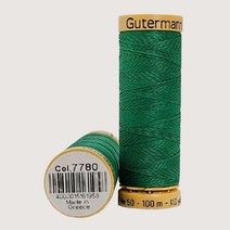 독일 Gutermann 면사 100 재봉사 바느질실 퀼트실 손바늘 실, 7780