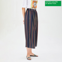 베네통 베네통 비비드 쉬폰 와이드 팬츠 BAPT07941-NY