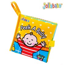 졸리베이비 숨바꼭질 시리즈 PEEK A BABY 아기야 까꿍 낱개 구매 헝겊책 초점책 꼬리책 촉감놀이 유모차걸이 출산백일선물, 1. Peek a Baby