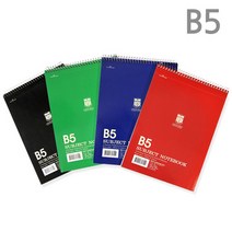 옥스포드 3500 서브젝 절취 스프링 노트 상철 B5 유선노트, 색상 랜덤