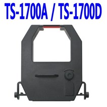 [고려OA] 출퇴근기록기 TS-1700A TS-1700D 리본 카트리지, 흑/적(양색), 1개