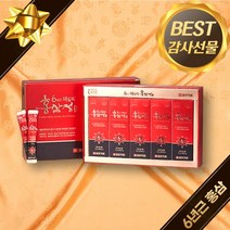 프리미엄 일양 6년근 데일리 홍삼정 부모님 장모님 장인어른 시아버지 시어머님 생신 할머니 할아버지 환갑 칠순 남자 여자 친구 엄마 아빠 첫인사 선생님 직장상사 설 추석 명절 선물, 6개, 30포
